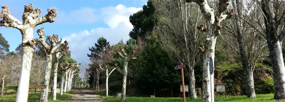 Entrada al Mirador y Capilla de A Pastora