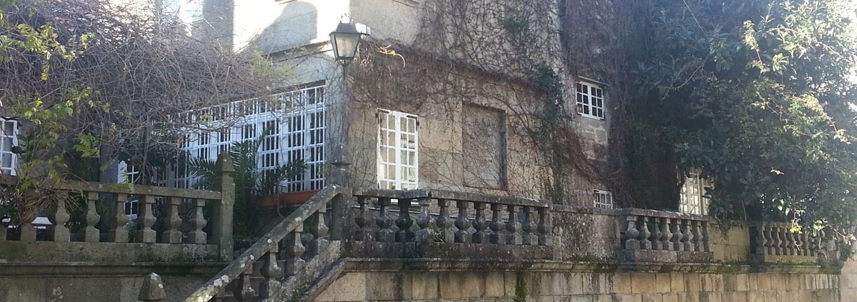 Vista lateral del Pazo Fajardo o Pazo Salgado