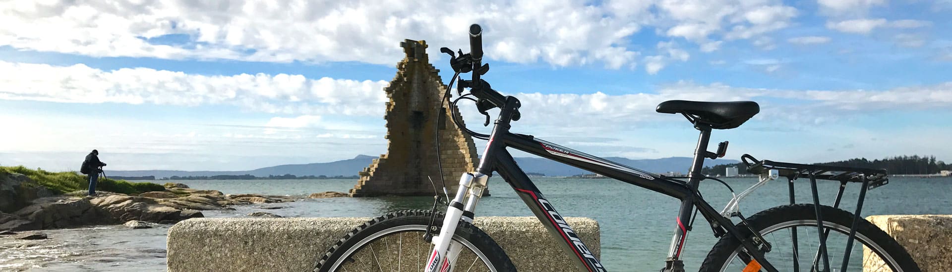 Bicicleta en Cambados